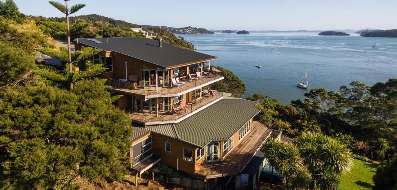 Willa Cliff Edge By The Sea Paihia Zewnętrze zdjęcie